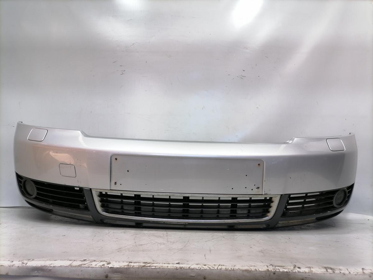 Audi A4 8E B6 original Sto&szlig;stange Sto&szlig;f&auml;nger vorn Lichtsilber LY7W Bj.2002
